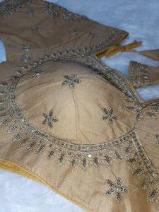 Embroidered Gold Blouse