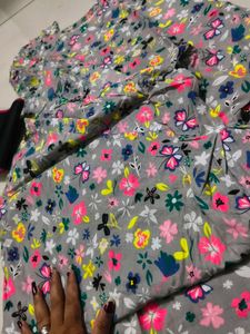 all over cotton fabric suit