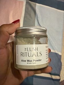The Lush Rituals Aloe Wax Powder