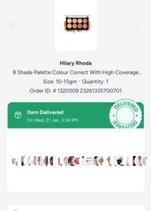hilray Rhoda Cream Concealer Palette