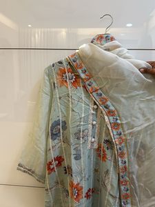 Beautiful Floral Print Kurta Set with Dupatta