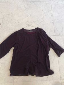 Elegant Purple Blouse