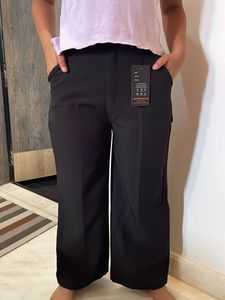 Classic Black Wide-Leg Pants