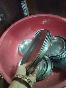 Set of Stainless Steel Plates