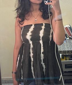 Boho Smocked Tube Top