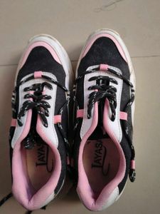 Pink &amp; White Chunky Sneakers | Like New