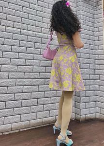 Chic Floral Print Mini Dress