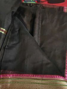 Elegant Striped Saree with full sleeves blouse