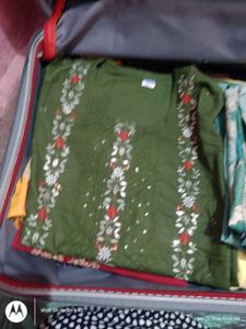 new elegent kurties with embroidery full work
