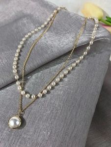 Elegant Double Layer Pearl Necklace