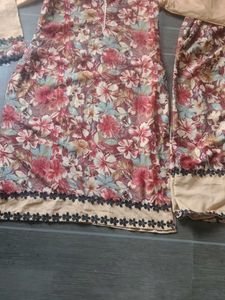 Floral Kurta Set with Dupatta