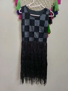 Sparkling Black Flapper party wear Dress