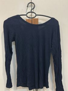 Allen solly Navy Blue Long Sleeve Top