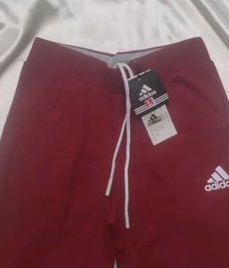 Adidas Maroon Track Pants - New