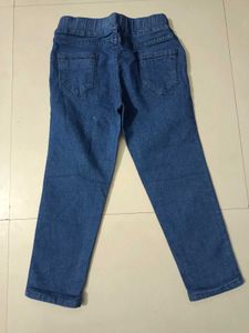 Denim Capri For Skinny Girls Size 26 To 28