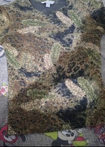 Unique Feather Print Top