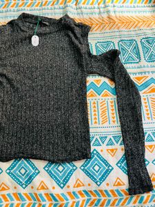 Cut Out Shoulder Top