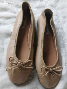 Women's Beige Ballet Flats