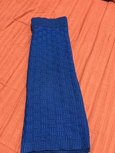 Blue Pencil Skirt