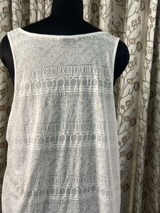 White Boho Tunic with Tassels