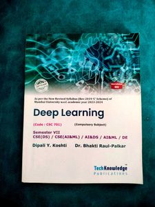 Deep Learning Sem 7 engineering book