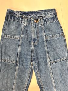 High Waisted Denim Jeans
