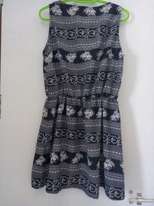 Black Top With White Print