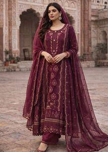 Original Pakistani Aghanoor Floor Length Dress
