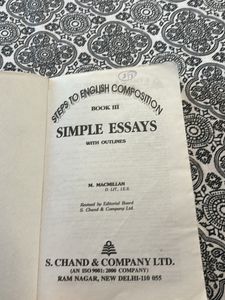 English Essay Book