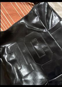 Solid Bucket Shoulder Bag