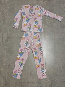Babyhug Cute Daisy Duck Pajama Set