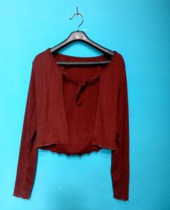 Brown shrug top 💃🏻