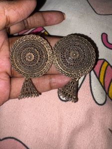 Peacock Design Jhumka Earrings