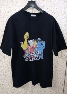 Men's Sesame Street Graphic oversized T-Shirt