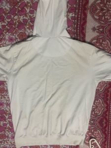 White "Woah, Momma" Graphic Hoodie