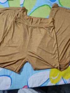 Sparkling Gold Palazzo Pants