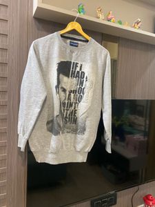 Graphic Print Crew Neck Sweatshirt
