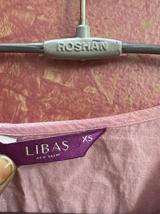 XS size Elegant Pink Embroidered Kurta