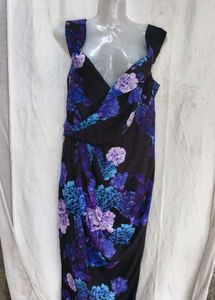 Floral Print Wrap Dress