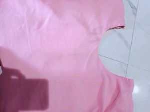 Elegant Pink Sequined Kurta Set
