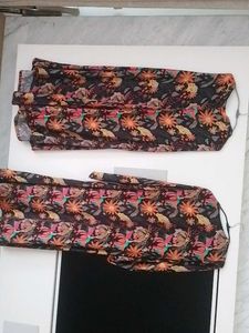 Boho Floral Print Lounge Set