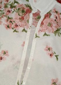 a shirt with floral print