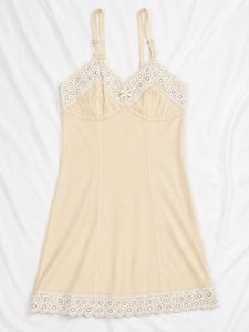 Lace Trim Slip Dress