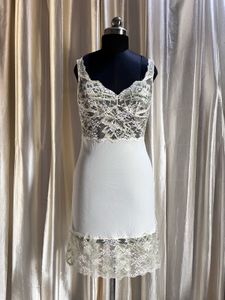 Elegant Lace Trim Camisole Slip