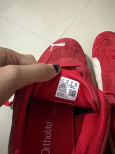 Puma Red Speedcat Sneakers