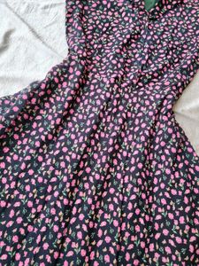 Floral Sleeveless Fit &amp; Flare Dress