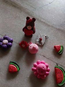 Cute Clay Charms for Crafts