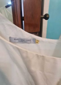 Formal fitted Off-white dress by MARC NEW YORK