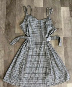 Mini Dress with Tie Waist