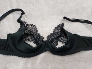 Elegant Black Lace Bra
